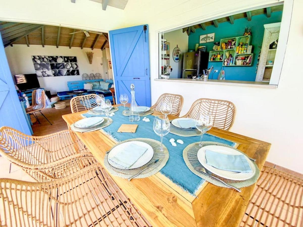 Aquamarine, Private Room In Villa Casa Blue Pool Sea View Koolbaai Dış mekan fotoğraf