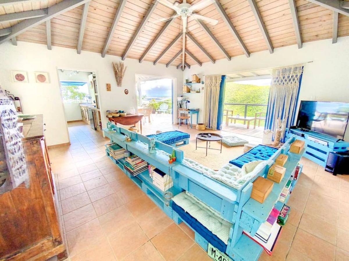 Aquamarine, Private Room In Villa Casa Blue Pool Sea View Koolbaai Dış mekan fotoğraf