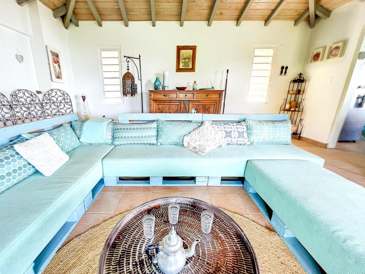 Aquamarine, Private Room In Villa Casa Blue Pool Sea View Koolbaai Dış mekan fotoğraf